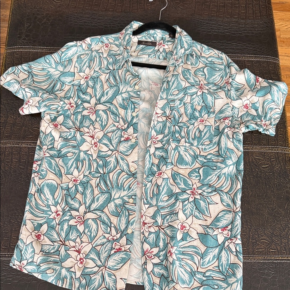 Floral Print Men's Shirt